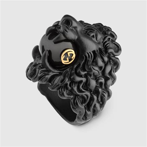 lion ring gucci|Women's Fashion Jewellery .